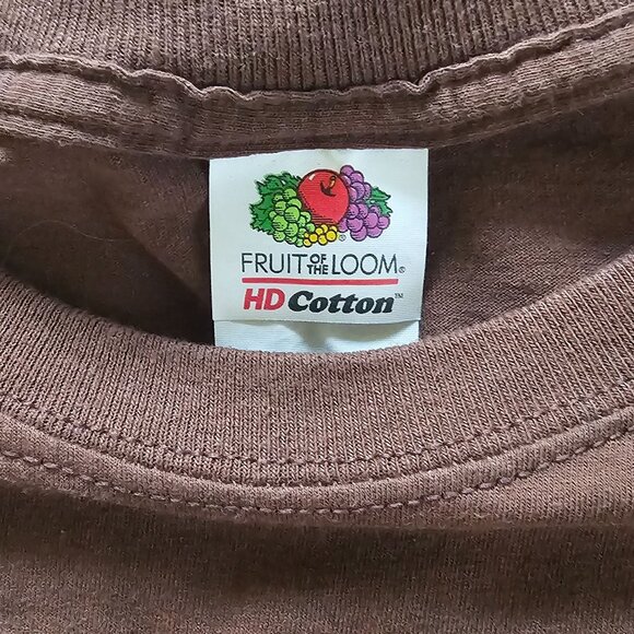 Scarecrow Skull Evil Graphic T-Shirt Halloween Design Brown HD Cotton L - Picture 6 of 8